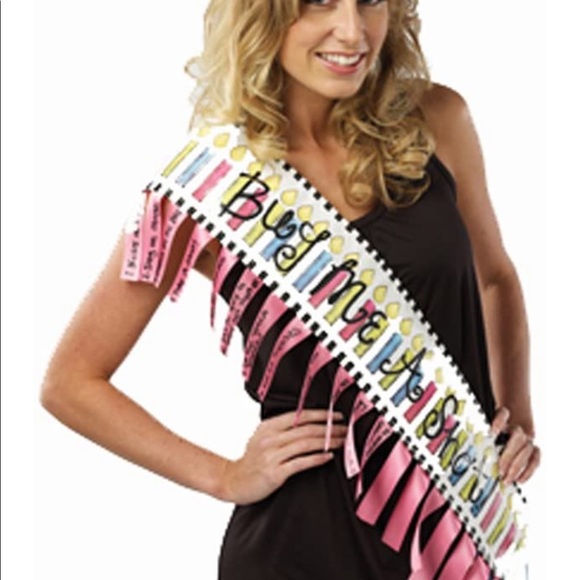 21st Birthday Sash - MudPie Buy Me A Shot - Picture 1 of 5